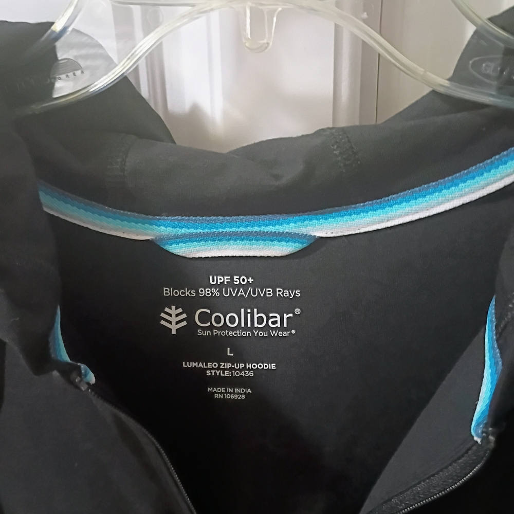 Coolibar Black Full-Zip Jacket - Picture 2 of 3